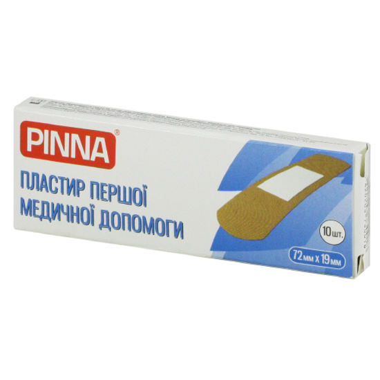 Пластир Пінна 72 мм х 19 мм №10